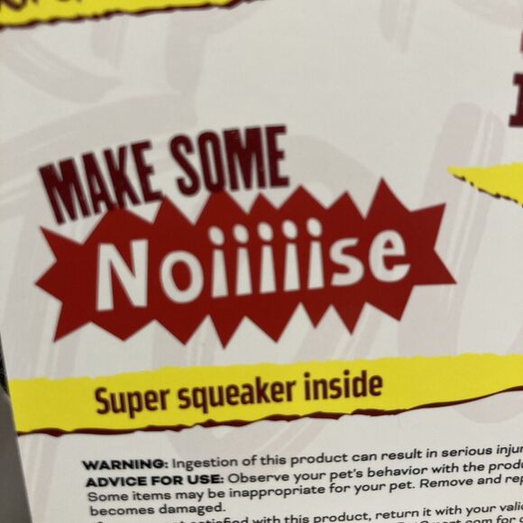 Joyhound Dog Toy Rip Roarin' Tough Paw Print Super Squeaker Durable Fetch Tug - Picture 8 of 13